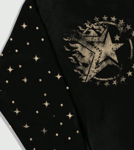 Sudadera con capucha de manga larga con cremallera y hombros caídos, con estampado de estrellas y piedras, personalizada, informal, para hombre, de moda - Product Image 5