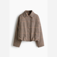 Blouson bomber matelassé pour femme avec col classique, fermeture éclair décontractée, en coton léger, style urbain pour la saison froide