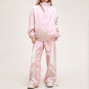 Nouvelle conception Survêtements d'hiver pour hommes, coupe classique, unis, avec double fermeture éclair, 100% Nylon, style streetwear décontracté, coupe-vent réfléchissant - Product Image 5