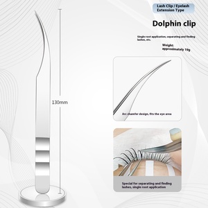 Pinzas de Acero Inoxidable para Cejas, Pinzas Doradas para Extensión de Pestañas - Product Image 6