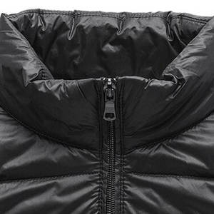 Factory Supply Quilted Sleeveless Puffer Vest High Quality Polyester Fabric Black Color Cotton Filled <b>Padded</b> Puffer Men's Jacket - Product Image 3