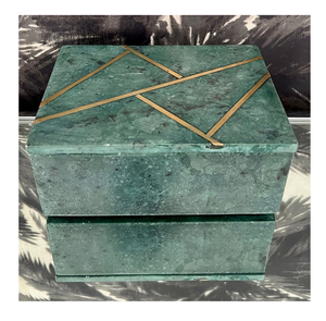 Wholesale Factory Marble Boxes <b>Handmade</b> Top Selling Sale Box Decorative Handcrafted Marble Storage Box for Jewelry - Product Image 1