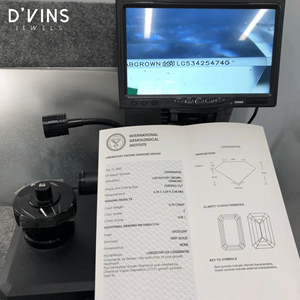 เครื่องประดับเพชรที่มีคุณภาพสูง0.73ct VVS1อีเขียวมรกตตัดใสเต็มแสงห้องแล็บแฟนซีสำหรับการทำเครื่องประดับ - Product Image 4