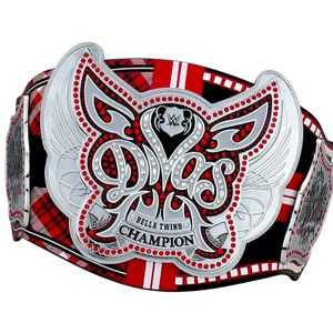 Cinturón de Campeonato WWE Divas, Diseño Rojo y Plateado, Edición Brie Mode, Cinturón de Lucha Libre de Primera Calidad para Fanáticos y Coleccionistas - Product Image 3