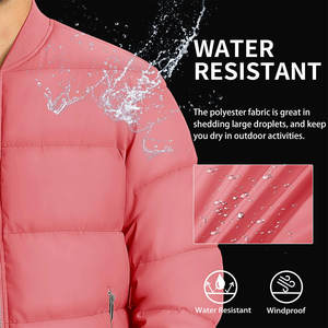 Veste matelassée en coton rembourrée de haute qualité avec fermeture éclair et col montant, imperméable, disponible dans toutes les couleurs et styles, vente en gros - Product Image 4