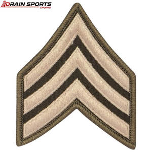 Écussons de grade uniforme brodés de haute qualité en stock – Écussons de grade uniforme brodés - Product Image 1