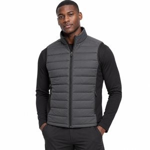 Chaleco Híbrido Acolchado para Hombre que Brinda Calor Ligero, Movimiento Flexible y Comodidad Práctica para Actividades Diarias al Aire Libre - Product Image 1
