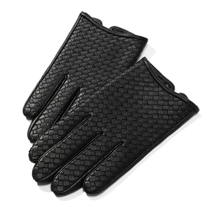 Guantes de Carreras de Cuero con Dedos Completos, Cierre de Gancho y Bucle, Ligeros, Transpirables, Antideslizantes para Actividades al Aire Libre, Motocross de Invierno - Product Image 2