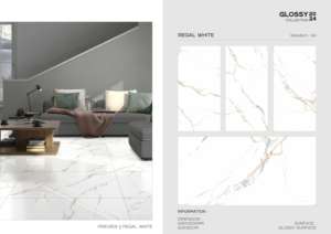 Azulejo de Porcelana Brillante de Alta Gama 600x1200, Formato Grande, Superficie Pulida Premium, para Paredes y Pisos, Uso Interior y Exterior Moderno - Product Image 5