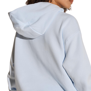 Sweat-shirt en molleton personnalisé pour femme, à fermeture éclair intégrale, coupe décontractée, longueur standard, avec cordon de serrage, fabricant de vêtements OEM ODM - Product Image 4