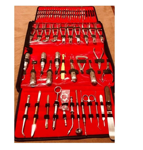 Kit Profesional de 61 Piezas de Elevadores y Fórceps Dentales Manuales de Acero Inoxidable Reutilizables con Empuñadura Ergonómica para Instrumentos Orales - Product Image 1