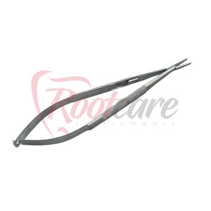 Ensemble de 3 instruments chirurgicaux de précision Castroviejo : Porte-aiguilles micro, Ciseaux et Pince - Product Image 2