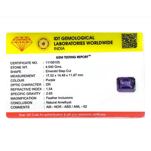 22.7 Carat Natural Oval Cut Amethyst Loose Gemstone for Fine Jewelry - Product Image 4