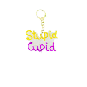 Canvas Embroidery Beaded <b>Keychain</b> <b>Custom</b> Shapes Handmade Party & Christmas Gift for Personalized Keys - Product Image 3