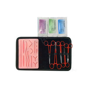 Dissection en acier inoxydable Étudiants médicaux et vétérinaires Peau Matériaux de suture et instruments médicaux Kit de suture chirurgicale - Product Image 1
