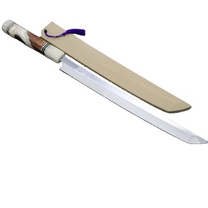 Cuchillo de filetear hecho a mano con hoja de acero inoxidable y resina epoxi, hermoso cuchillo de chef para cocina con funda de cuero. - Product Image 3
