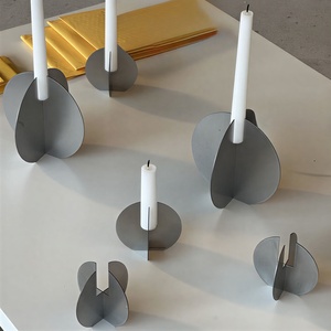 Customizable Vintage Designer Stainless Steel Candle Holder Handmade Eco-Friendly Durable Rust-Resistant Luxury Candle Stand - Product Image 3