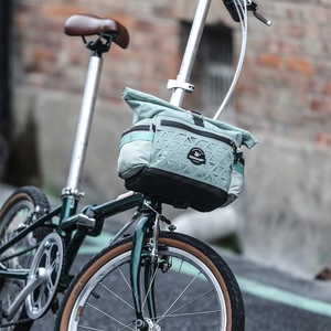 Bolsa de Manillar para Bicicleta Urbana Compacta Rhinowalk Serie <span class=keywords><strong>COSMOPOLIS</strong></span> de 6.5L, Bolsa de Almacenamiento Delantera Resistente para Bicicletas Plegables - Product Image 3