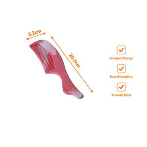 Peine para el Cabello de Plástico Colorido de 21 cm, PP Duradero, Ligero, Impermeable, Ecológico, Multifuncional, para Peinado, Salón de Belleza, Barbería - Product Image 4