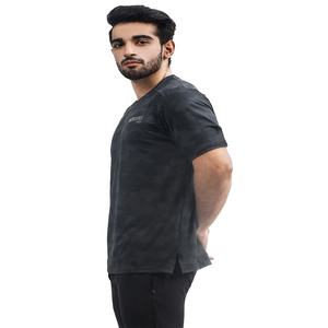 Charcoal Compression Camo T-Shirt camouflage décontracté t-shit personnalisé Camo Print chemises tactiques formation Streetwear - Product Image 3