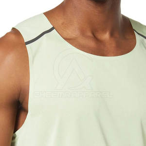 Camiseta sin mangas de diseño clásico y cómodo para hombre, chaleco de algodón sin mangas, adecuado para hacer ejercicio, correr, yoga y uso diario. - Product Image 5