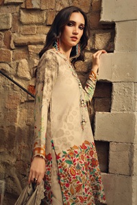 Robe Lenin de qualité supérieure pour femmes, vêtements d'hiver, ensembles shalwar kameez pour femmes en lin brodé et imprimé de très haute qualité. - Product Image 4