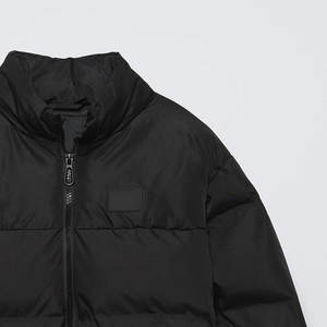 Nouvelle arrivée, veste de baseball matelassée imperméable décontractée grande taille, fermeture éclair, logo personnalisé, veste d'hiver en coton rembourré pour hommes - Product Image 5