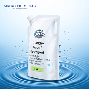 Premium Malaysia Supplier OEM Antibacterial Laundry Liquid Detergent Concentrated Formula Front <b>Top</b> <b>Load</b> Washer 1.8L Pouch Head - Product Image 5