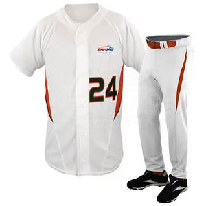 Uniforme de baseball de haute qualité, nouveau design, vêtements d'équipe de qualité supérieure, ensemble d'uniformes de baseball en gros et à prix avantageux - Product Image 4