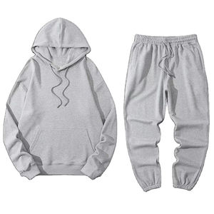 Ensemble de survêtement noir pour femme avec logo personnalisé, vêtements de sport, jogging - Product Image 2