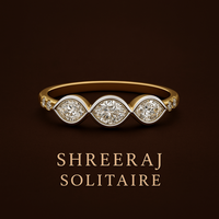 Bague de Fiançailles et Alliance d'Anniversaire en Or Massif 14K, Design Minimaliste Original, Sertie de Moissanite Taille Marquise, Motif Religieux
