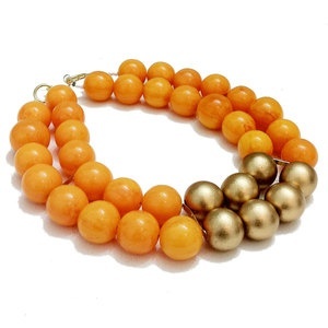 Collier en résine et bois au design rustique et moderne, accessoires de mode en cristal - Product Image 6