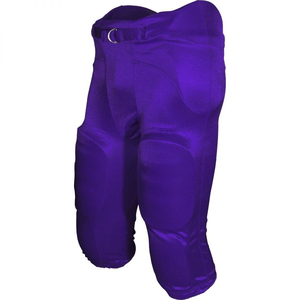 Mens <b>Padded</b> American Football Pants Polyester Athletic Practice Game Pants Buckle Closure Impact Protection Sports Training Wear - Product Image 3