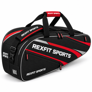 Sac de Rangement Personnalisé pour Équipement de Tennis et Badminton avec Poignée Rembourrée, Bretelles et Multiples Poches pour le Sport Quotidien et les Voyages - Product Image 3