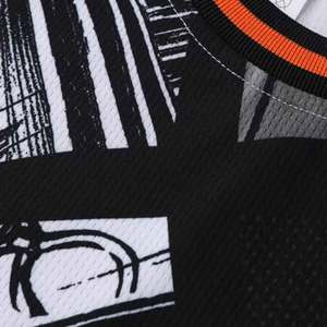 Uniforme de basket-ball classique 100 % polyester pour équipe |   Ensemble d'été sans manches respirant |   Technologie de rétention de forme Talent Sports - Product Image 4