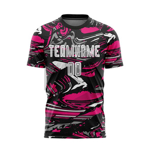 Wholesale Custom <b>Soccer</b> Jersey 100% Polyester Short Sleeve UV Protection Breathable Anti-Bacterial 220g Training Uniform Unisex - Product Image 1