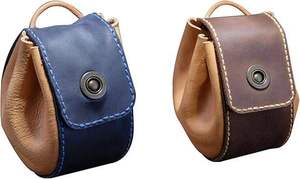 Bolsa de dados de cuero hecha a mano con cierre de cordón para juegos de mesa Dnd, bolsa de almacenamiento para dados poliédricos de 7 piezas - Product Image 6