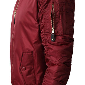 Chaqueta Bomber Minimalista para Hombre, Moda Casual, Estilo Urbano, Chaqueta Ligera, Proveedor Mayorista de OEM y ODM Personalizados - Product Image 4