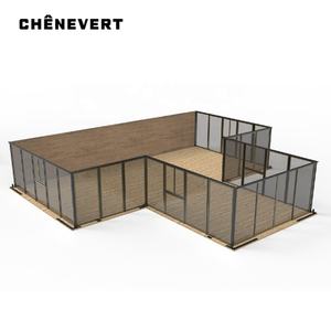 CHENEVERT Tente de bar en verre Grand hôtel de plein air Tente chez l'habitant Camping de vacances Auvent de luxe sauvage Surface de tente de vacances en bois - Product Image 3
