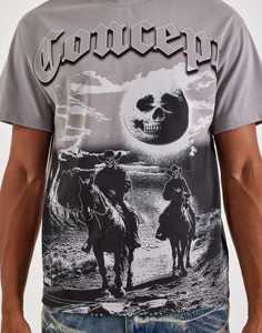 เสื้อยืดพิมพ์ลาย DTF สไตล์สตรีทแฟชั่น เนื้อผ้าหนา 300 GSM สำหรับแฟชั่นฤดูหนาว เสื้อยืดผู้ชาย - Product Image 2