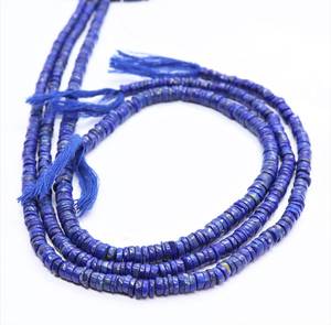 1 Hilo de Cuentas Heishi de Lapislázuli Natural AAA de 4-5 mm, Cuentas de Lapislázuli de 14 Pulgadas para Fabricación de Joyas - Product Image 2