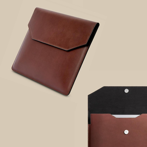 Genuine Leather Tablet Sleeve Tablet Pouch Soft Protective Case for Tablet Business Travel Tablet Case Leather - Product Image 3