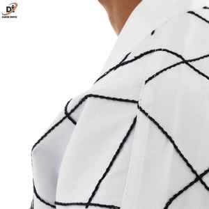 Custom Unisex White Karate Gi Sportswear Uniform 180g Polyester/Cotton <b>Blend</b> for Martial Arts with OEM Service - Product Image 1