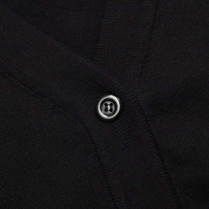 Cárdigan de punto transpirable con cuello en V para hombre, bordado, con botones, informal y a la moda, para jóvenes estadounidenses - Product Image 3