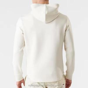 Sudadera con Capucha para Hombre, Color Crema, Corte Regular, Algodón French Terry, Estilo Casual para Otoño, con Bolsillos - Product Image 2