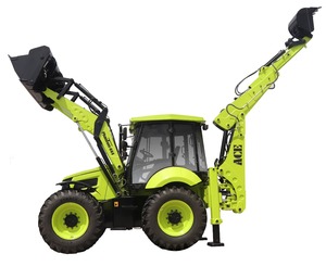 Retroexcavadora Equal Wheel de 100 HP ACE con Motor Diésel Perkins, Brazo Extensible, Tracción en las 4 Ruedas y Dirección de Cangrejo - Product Image 1