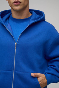 Sudadera con Capucha Extra Grande de Alta Calidad, Gruesa y Lisa, con Logotipo Personalizado, Sudadera con Capucha Extra Grande para Hombre, Sudaderas con Bordado - Product Image 3