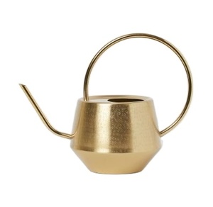 Nueva Llegada: Regadera de Metal Dorado para Plantas, Soporte para Macetas, Ideal para Hogar, Jardín y Exteriores - Product Image 1