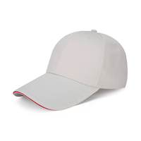Gorra de Béisbol Azul Claro de 6 Paneles, Unisex, Ajustable, con Letras, Estilo Casual, para Adultos, de Sarga de Algodón, Transpirable, Impermeable, Estilo Urbano