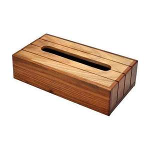 Boîte à mouchoirs en bois de qualité supérieure pour la maison, le bureau et la voiture, distributeur de serviettes tendance pour une décoration moderne. - Product Image 1